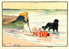 NEWFOUNDLAND DOG GREETING CARD