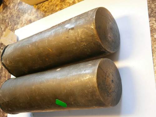 Good pair brass longcase - of,