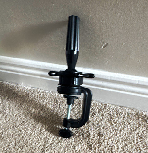 Black metal microphone - metal,