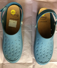 Dr Scholl blue clogs shoes