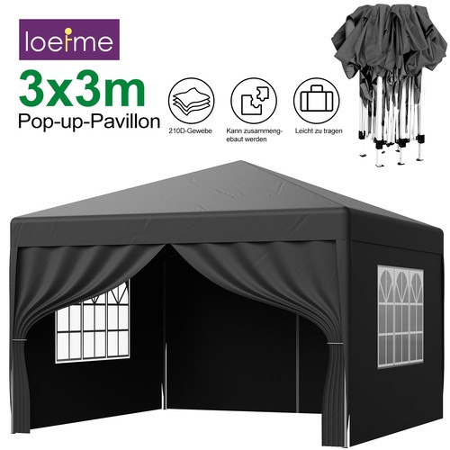 Pop gazebo 3x3m - 3x3m, waterproof