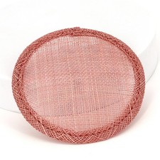 Sinamay Straw Round Fascinator