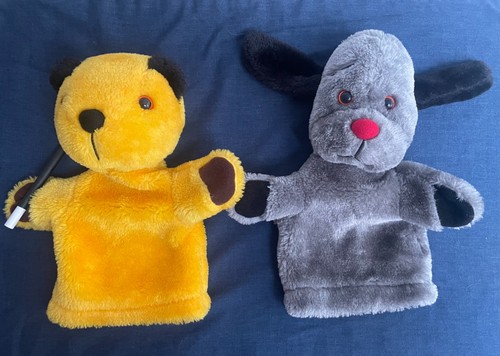 Sooty and sweep hand puppets - and,