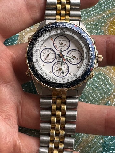 Seiko flightmaster chronograph - seiko,