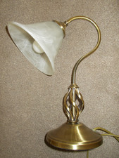 Swan Neck Table Lamp- Brushed