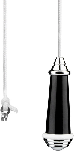 Ceramic light pull - cord, 8cm