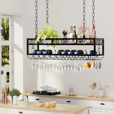 Adjustable ceiling wine - adjustable, rack