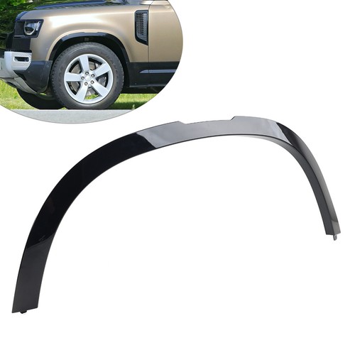Gloss black front fender - front,