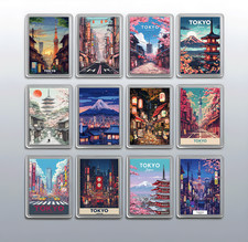 Vintage Tokyo Travel Fridge