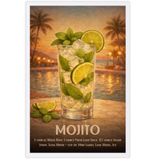 Mojito Cocktail Bar Decor