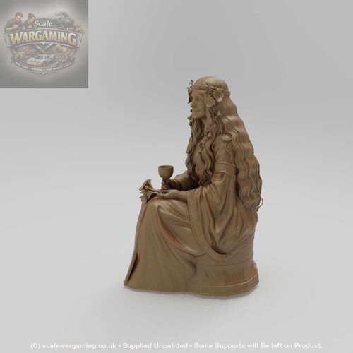 Sw9209 medieval girl - sw9209, sitting
