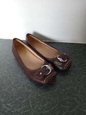 Hush Puppies Fountain womens Dark Brown Mary Jane Slip On flats pumps shoes 4