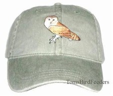 Barn Owl Embroidered Cotton