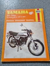 Yamaha YCS-3E, YCS-5E, RD200 & RD200DX 1971-1979 Haynes Workshop Manual.