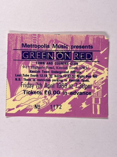 Green red concert - green,