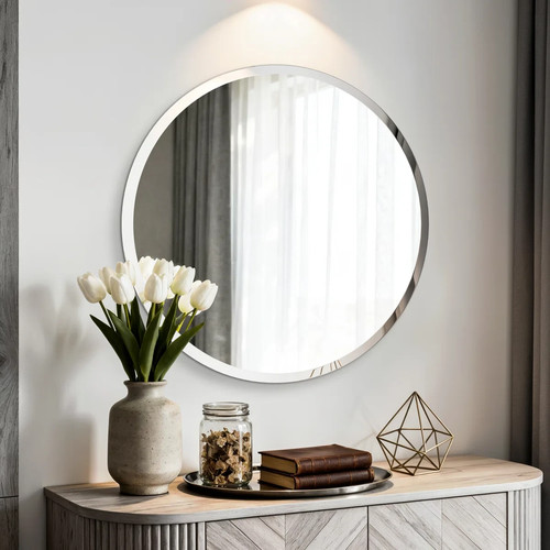 Large 50cm round glass - 50cm,