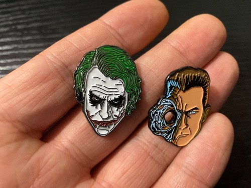 Terminator joker enamel pin - ,