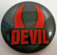 Badge Pin Rude Funny Humour Cheeky Novelty Joke ~ Devil
