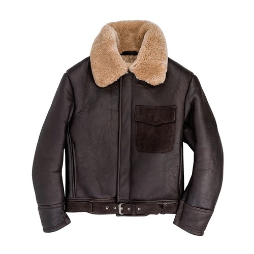 Mens sheepskin leather - b3,