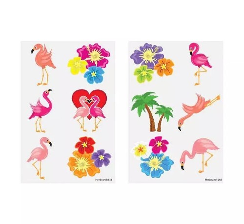Flamingo temporary tattoos - temporary,