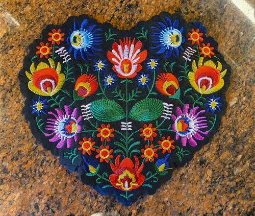 Large colourful embroidered - large,