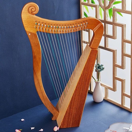 Small irish lever lyre harp - lyre, 19