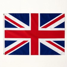 Union Jack Flag Brass Eyelets Double Stitched GB UK Sport 3FT X 2FT Fast
