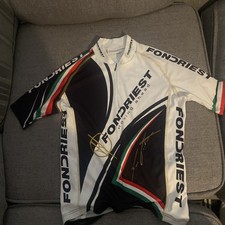 Fondriest Cycling Jersey Men's Short Sleeve Size S Full Zip Pockets