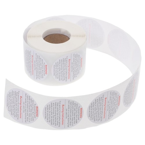 Scented candle stickers - scented, wax