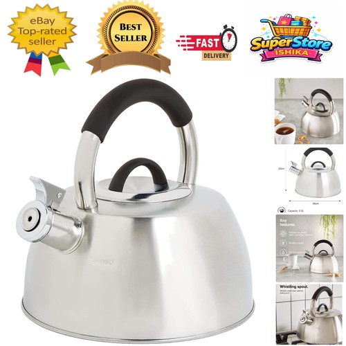 Durable whistling kettle - 2.5l,