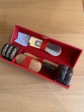 Stone & Clark 12PC Shoe Polish & Care Kit, Leather Shoe Shine Kit with Brown Wax