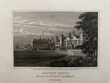 1819 Antique Print; Easton