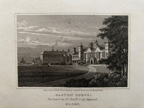 1819 antique print - antique, easton