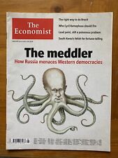 Vlad Putin The Meddler Octopus Russia Dirty Trick Economist Magazine 2018 NO LAB