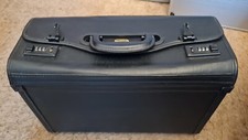 Pilot's Flight Hard Briefcase - Locking - Vintage