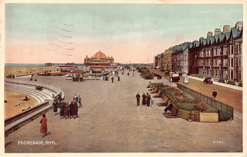 Postcard wales rhyl - -,
