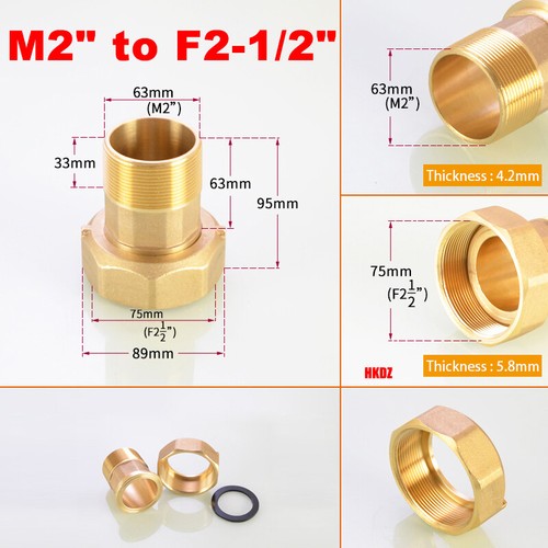 Brass pipe fittings - fittings, water