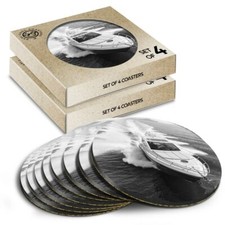 8x Round Coasters in the Box -