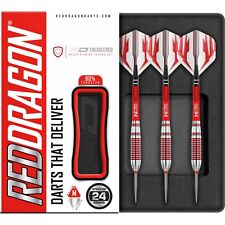 RED DRAGON Reflex Tungsten Steeltip Darts Set 24g,26g,28g  , Flights and Shafts
