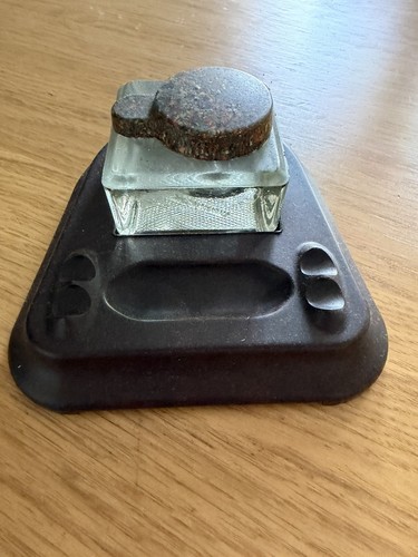 Antique ink well bakelite - antique,