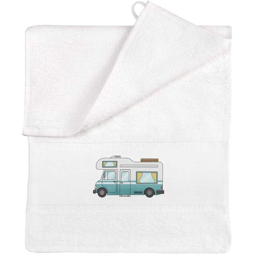 Motorhome flannel towel - towel,