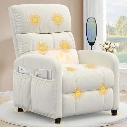 Recliner chair with massage - with,