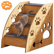 Steps pet ramp wooden dog - ramp,