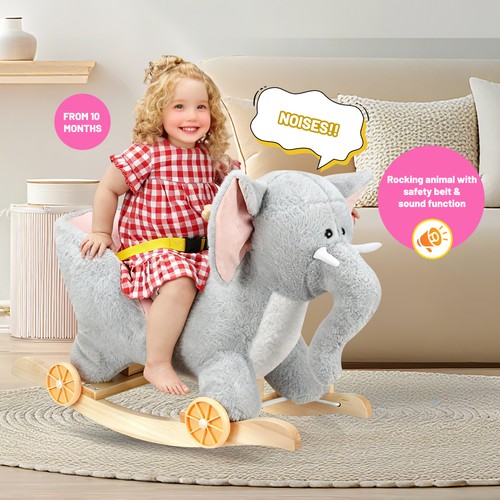 Plush ride on rocking - 2,