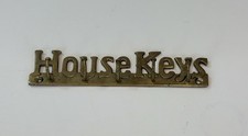 Vintage Brass House Keys Hooks