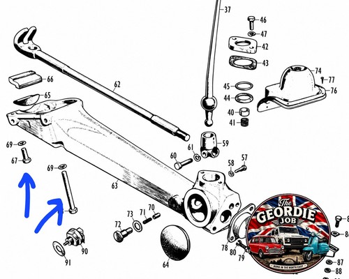 Classic mini remote gear - classic,