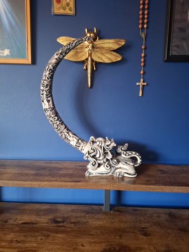 Vintage chinese asian horned - vintage,