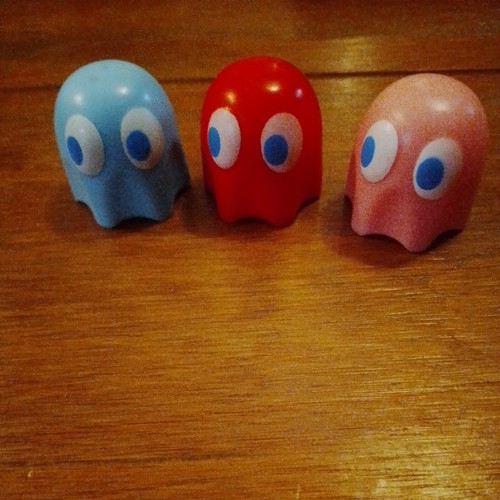 Pacman pencil toppers 3 - pacman,