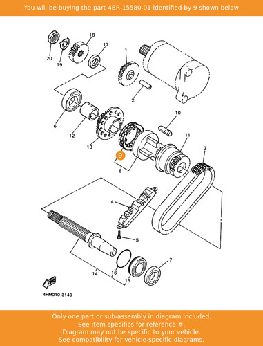 Yamaha starter clutch outer - yamaha,
