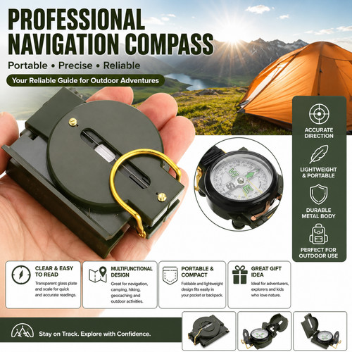 Professional metal compass - professional,